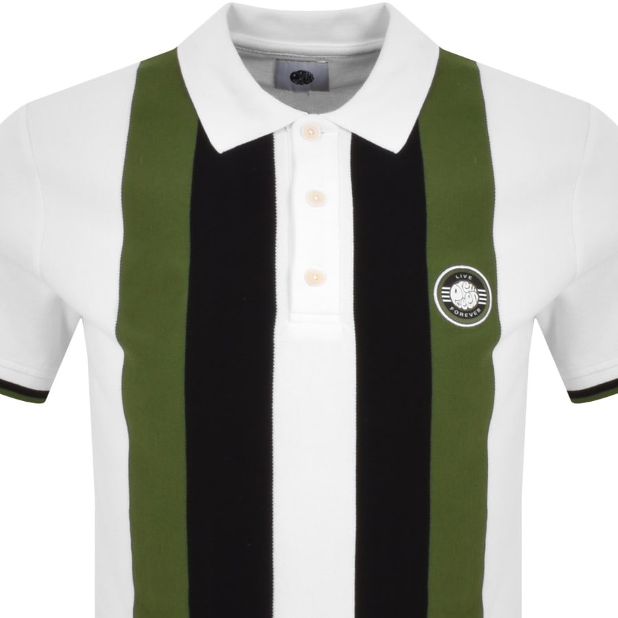 Pretty green white polo outlet